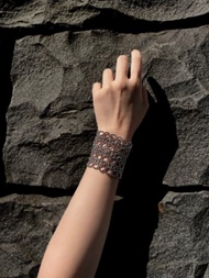 【織】蕾絲編織手鍊 / 頸鍊 | 日本米珠 / 管珠 | 可訂製長度