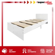 SuperValue Wooden Bed Frame Single Bed Frame with Headboard Furniture Bedroom Comfortable Bed Base S