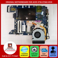 ORIGINAL ACER 4736 4736G 4535 KALG0-LA-4495P MOTHERBOARD SET WITH INTEL T6600 PROCESSOR, GRAPHICS, F
