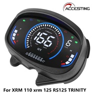 มาตรวัดความเร็วอุปกรณ์ไฟ LED รถจักรยานยนต์ใหม่รอบต่อนาทีสำหรับฮอนด้า XRM110RS ระดับน้ำมันเชื้อเพลิงด