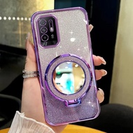 Casing Oppo A5S A12 A7 A11K F9 F9 Pro A31 2020 A8 A9 2020 A5 2020 F11 A1K A3S A5 Cermin Cermin Serbu