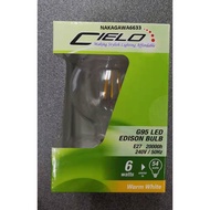LED BULB G95 6W BULB EDISON COB LIGHT WARMWHITE