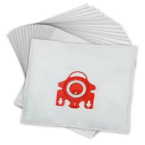 10Pcs/Lot Fit For MIELE FJM C1 & C2 Synthetic Type Hoover Hepa Vacuum Cleaner DUST BAGS With FILTERS