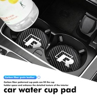 Car Auto Cup Holder Anti Slip Insert Coasters Pads Interior Accessories For Volkswagen Tiguan R GOLF