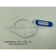DAIHATSU K3, YRV & PERODUA MYVI INTAKE MANIFOLD THROTTLE BODY TEFLON GASKET