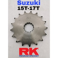 RK Front Sprocket Depan 525 SUZUKI Vstrom 650 15T 16T 17T GSXR750 GSXS750 V-Strom 1000 GSXR600 GSX R