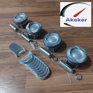 4 PCS Engine Piston Kit Main Bearing Rod Bearing for Volvo S60 S80 II V40 V60 V70 B4164T B4164T2 B4