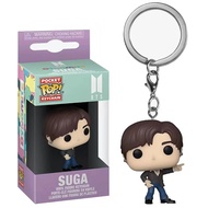 Original POP Korean Boy Idol Group JUNG KOOK J-HOPE Keychain Resin SUGA JIN Figurine Doll Pendant Ke