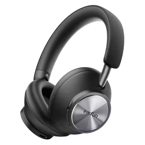EarFun Wave Pro X Hybrid ANC Wireless Over Ear Headphones, aptX Lossless