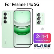 2 In 1 Realme 14x Tempered Glass Screen Protector Camera Lens For Realme 11 12 13 14x Plus 4G 5G