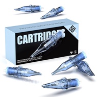 Wormhole Tattoo Cartridge Needle 50pcs Sterilized Tattoo Needles Safe 3RL/7RL/7RS/9RM/9M1  Standard