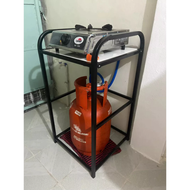 TATO Gas Stove Stand Kitchen Heavy Duty Kitchen Organizer Stove Stand /Gas Rack / for Double Burner