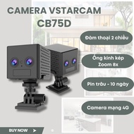 Vstarcam CB75D / CB75 / CB71 Corisu Wireless Camera 2-Way Talk, 4G Sim, Strong Battery, 8x Zoom Dual