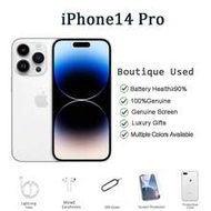 Used Apple IPhone 14 Pro 128GB/256GB 6.1" Refurbished A+ Grade 95% New, Available In Purple, Black, 