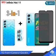 Paket 3In1 Tempered Glass Infinix Hot 11 Infinix Hot 11S Hot 11S Nfc