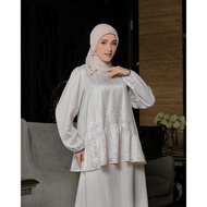 OMARA Tanisha Ruffle Blouse | Women's Tops - Rona Sarimbit Series