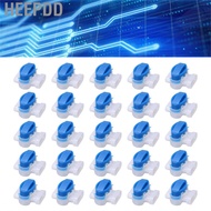 HEEPDD 25 Pcs Electrical IDC 3 Hole Insulation Displacement Connector Strong Sealing Pigtail for Wir