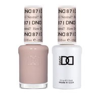 DND Sheer Gel Polish Set - 1 each of Sheer Gel Polish and Sheer Nail Polish, 0.5 Fl Oz