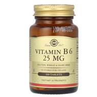 Solgar Vitamin B6 25 mg 100 Tablets