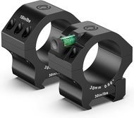 CVLIFE 30mm Scope Rings - Precision Scope Mount with Level Bubble for Picatinny Rails - 2 Pieces