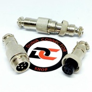 CB CONNECTOR GX12 CABLE WAYER CONNECTOR 6PIN 12MM NEW....