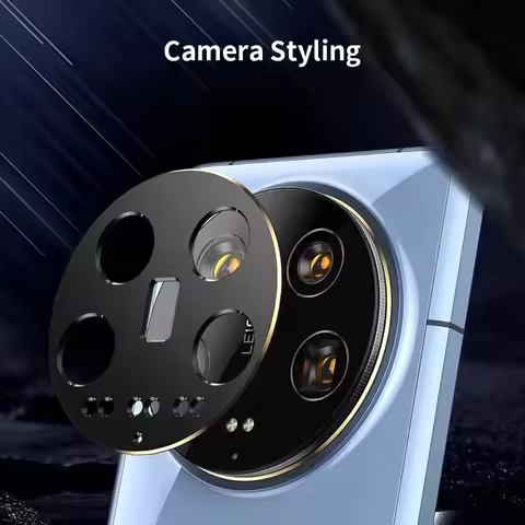 Metal Camera Lens Frame Protective Cover for Xiaomi 14 Ultra Rear Lens Matal Frame Protector Film fo