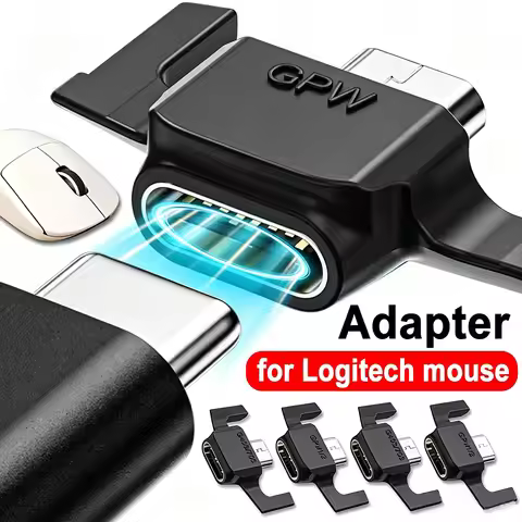 1/2Pcs for Logitech GPW/G403/G703 Mice Wireless G703 Universal Adapter Android Micro USB To TypeC He