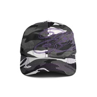 Buron - Linx Camo White CapPOLO | Unisex White Grey Black Camo Twill/Drill Hat