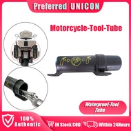 Universal Motorcycle Raincoat Storage Box multi-function Motor Tool Tube Motorbike Accessories