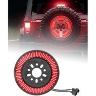 SUPAREE Spare Tire Brake Light for Je-ep Wrangler 2007-2018 JK JKU YJ TJ, Smoke Black Design, Plug &
