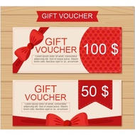 Gift voucher cards for spa, print content on request, combo of 100 cards