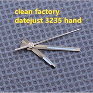 Best quality clean factory Watch hand parts Silver Watch Hands datejust 3235 movement Blue Luminou 1