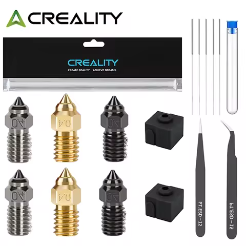 Creality Original Ender 3 V3 SE Brass Nozzle Kit, High-Speed Brass Nozzles for Ender 3 V3 SE/Ender 5