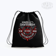 Harley Davidson Series Motorcycle Canvas String Bag - Men's String Bag
