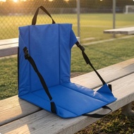 [lzdjlmy1zs] Stadium Cushion with Backrest Foldable Portable Bleacher Seat Padded Bleacher Chair Rec