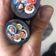 3 Phase 5 Wire 25 Square Soft Copper Wire Cable 3 * 25+2 * 10 Copper Core Wire 5 Core 25 Square Copp
