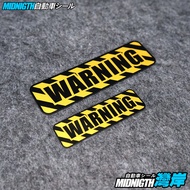 ✨Hot-selling Wangan Car Stickers warning Safety warning Reflective Stickers Anti-Rear-tracking Hazar