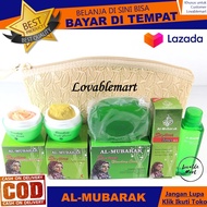 Paket Komplit Cream Wajah Al-Mubarak (4 item) Krim Siang Malam Sabun Toner Beauty Skin Care Kosmetik Kecantikan Al Mubarak Perawatan Kulit Muka