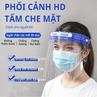Face Shields Medical Masks Against Epidemic, Drop-Resistant, Transparent Dust PET Plastic, Plastic Masks