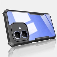 HHL Clear Case For Infinix Smart 20 Black Edge Shockproof