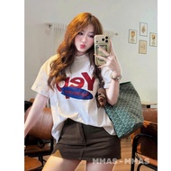QC L1 Paper T-shirt, Thin, Smooth, Super Cool, wrinkle-free, loose form with hidden pants AG031 Wome