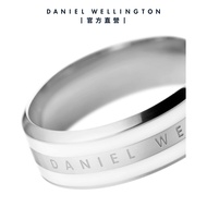 Daniel Wellington 戒指 Emalie 經典雙色戒指-兩色任選(DW00400039)/ 簡約銀x白/ 48