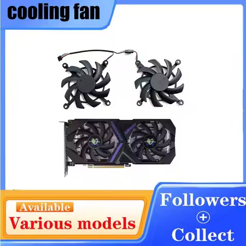 New 4PIN 85MM RTX 3050 GPU fan for Colorful GeForce RTX3050 smart mini graphics card