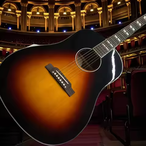 Free Shipping J45 Sunset Profile Glossy Fir Body Rosewood Fingerboard Exquisite Workmanship Blues Ja