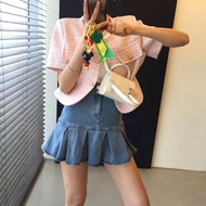 pink blazer formal office plus size jacket for women korean style tweed blazer for women