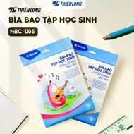 (An Nhien) Bag of 10 Thien Long NBC-005 student notebook covers (175 x 250 mm) - Clear, flexible PP 