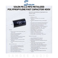 Solen PB 2.2 mfd Metalized Polypropylene Fast Capacitor 400V
