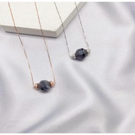 Botswana Agate Solitaire CrystalHedra [Dark]