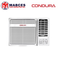Condura 1.5 HP Side Discharge Timer 6X Window Type Non Inverter Aircon WCONH014EC1 FRcp
