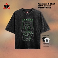 SUPERIOR Kaos WARIOR Apache Oversized washed tshirt Oversize slimfit sandwash t-shirt APACHE-1